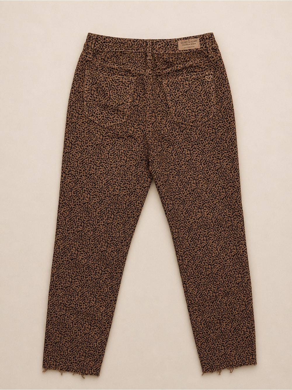 Velvet Heart Alisia Mid Rise Skinny Leopard Print Jeans Size 29 - Picture 3 of 7